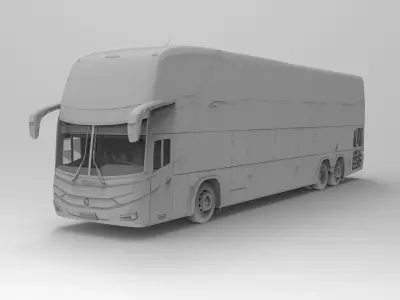 Simple BUS Marcopolo G7-1800DD  3D model