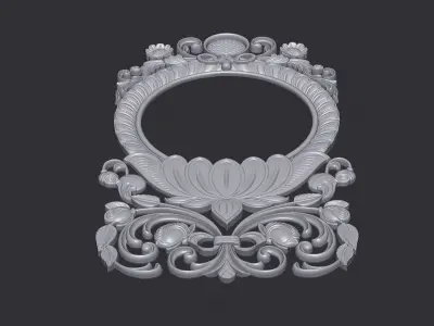 Carved Decor Ornament 3D print model