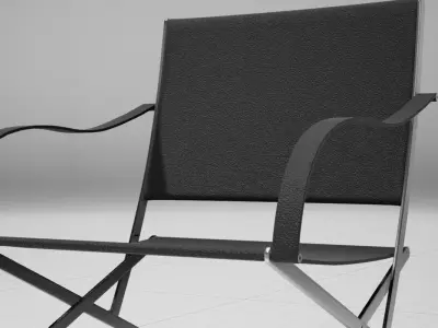 Flexform Carlotta Chair UE4 Low-poly 3D model