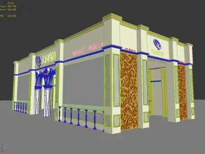 Exhibition - Area - 12X6-3DMAX2009-02 3D model