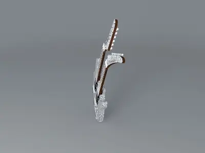 Kramer double trouble guitar Free 3D model