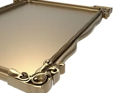 carved frame 3D model 73