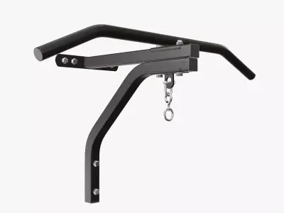 Fitness pull-up bar 01 3D model