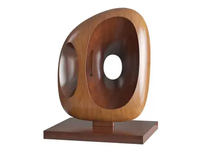 Abstract sculpture 3D model