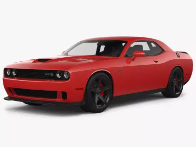 Dodge Challenger SRT Hellcat 2018 3D model