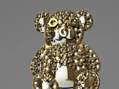 dije de oso teddy  3D model