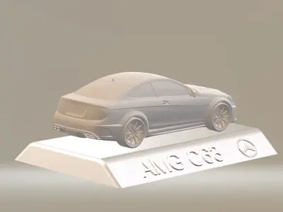 MERCEDES BENZ AMG C63 CAR  3D PRINTING STL FILE 3D print model