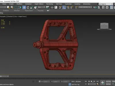 Crankbrother Stamp1 Pedals 3D model