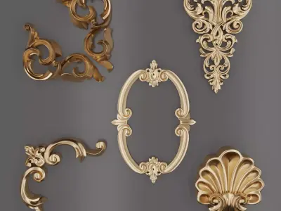 Trim Ornament 74 3D model