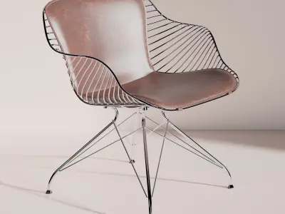 HQ Overgaard and Dyrman Wire Lounge Chair 3D model
