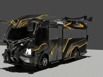 bus matatu 3D model