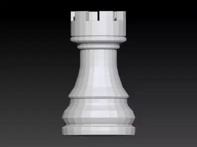 Chess Piece - Rook 3D print model