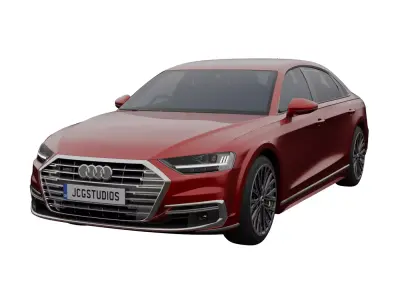 Audi A8L 2020  3D model