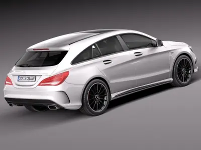 Mercedes-Benz CLA AMG Shooting Brake 2016 3D model