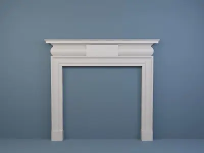 10 Fireplace mantel in Georgian Style 3D model