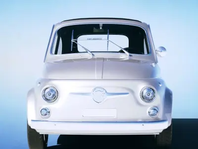 Fiat Abarth 595 SS 1957 Low-poly 3D model