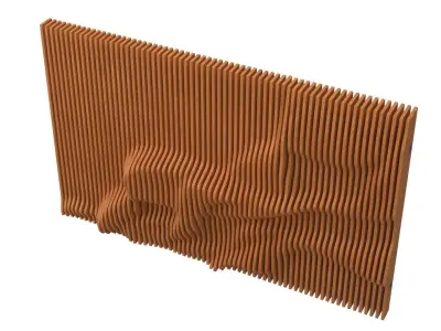 Parametric wall 3D model 12 3D model