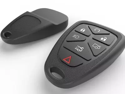 Car key Model 10 Low-poly 3D model