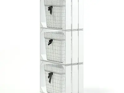 Basket Shelf 3D model