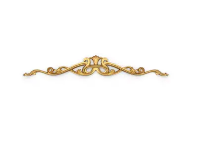 Classic carved decor ornament 367 3D model