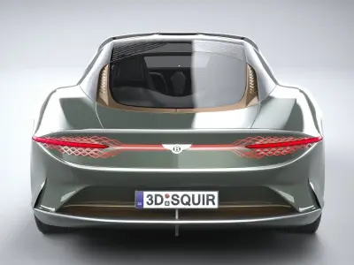 Bentley EXP 100 GT Concept 2019 3D model