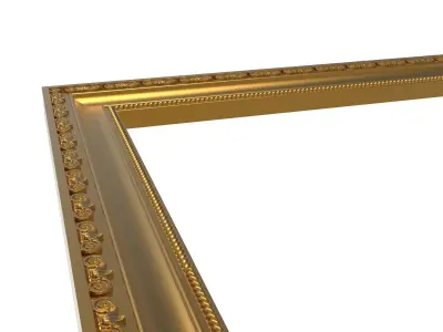 carved frame 3D model 71