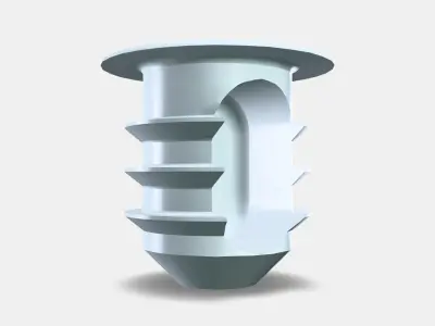 VARIERA Cover cap Low-poly 3D model