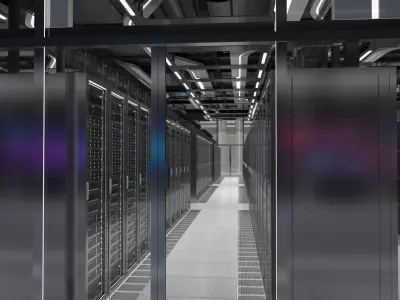 Data Server Center 3D model