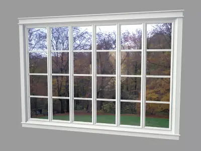 Big Rectangular Window 3D model