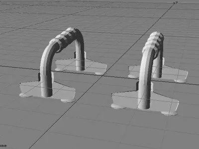 Exercise Equipment Push-up 3D model