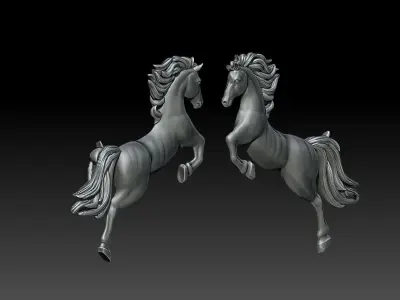 CNC HORSE 3D print model