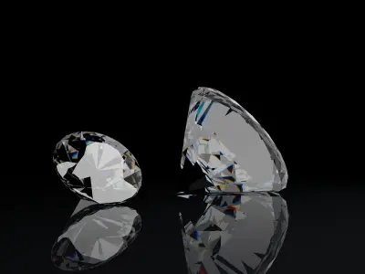 Realistic Diamond Free 3D model