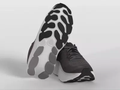 New Balance Fresh Foam X More V4 Running Shoes Low-poly 3D model