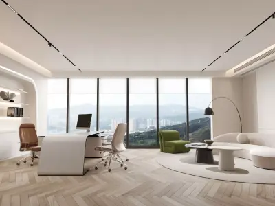 Contemporary Executive Office 3D model