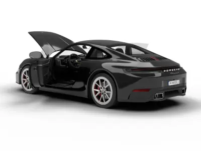 Porsche 911 Carrera 2025 S HQ 3d model 3D model