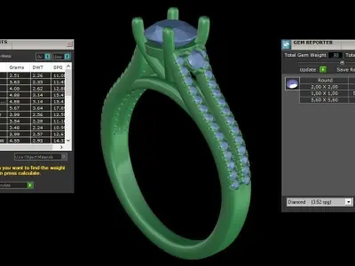  ring code 242 3D print model