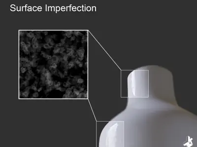 Set of White Ceramic Vases 3D model