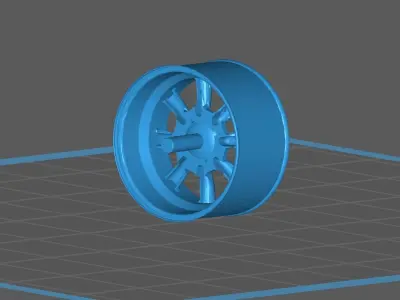 Watanabe Rs Wheel  1-24 Scale     1-10     1-18   ADJUSTABLE 3D model