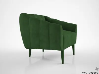 Munna Houston armchair 3D model