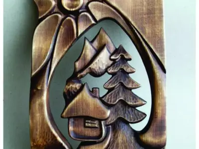Wall decor Mount P 3D model