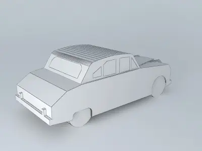 Green Jaguar  Free 3D model