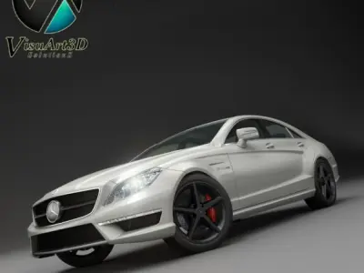 Mercedes Benz CLS AMG 2012 3D model