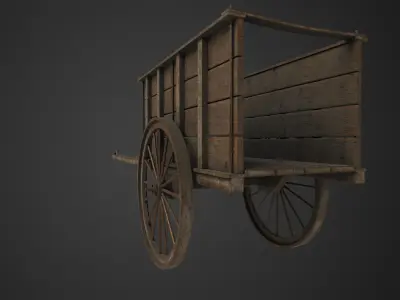 Caravan Low-poly 3D model