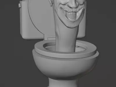 Free Skibidi Toilet 3D model Free 3D print model
