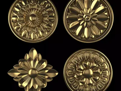 Rosettes 13 3D model