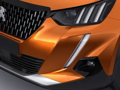 Peugeot 2008 2020 3D model