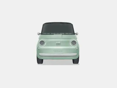 Fiat Topolino 2024 Low-poly 3D model
