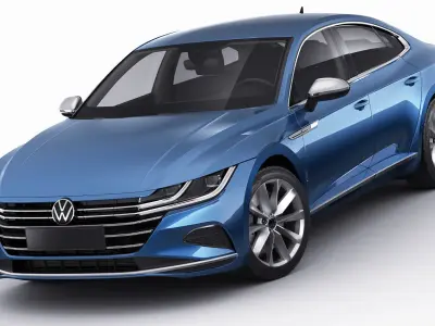 Volkswagen Arteon R and Elegance 2021 3D model