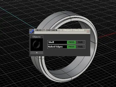 Wedding band ring 3D print model