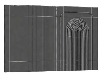 3d wall panel 01 3D model